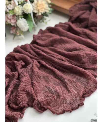 Table Runner, Burgundy